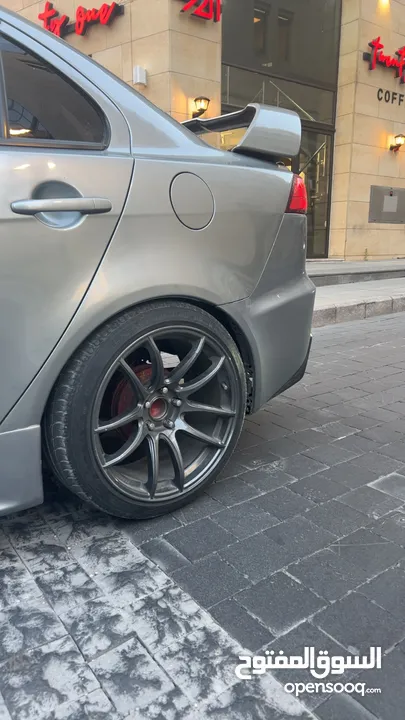 جنط وورك وكاله ولا اي عيب صلاة النبي مسستم خلفي عريض وامامي عادي 5 براغي