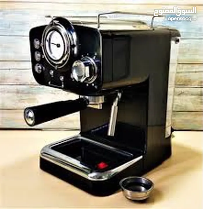 مكينة قهوة اسبريسو و كبتشينو جديدة غير مستعملة