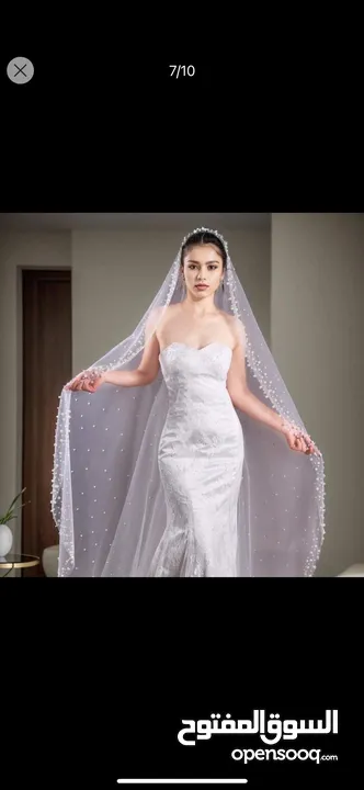موسم الاعراس قرب فساتين زفاف و فساتين سهرة مميزة ملبوسة مرة واحدة بحالة جدا ممتازة للبيع