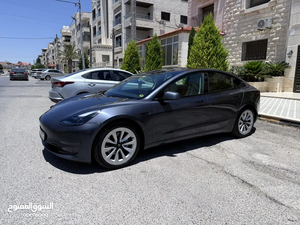تيسلا موديل 3 2023 جمرك اليوم فحص كامل عداد قليل اوتوسكور 85