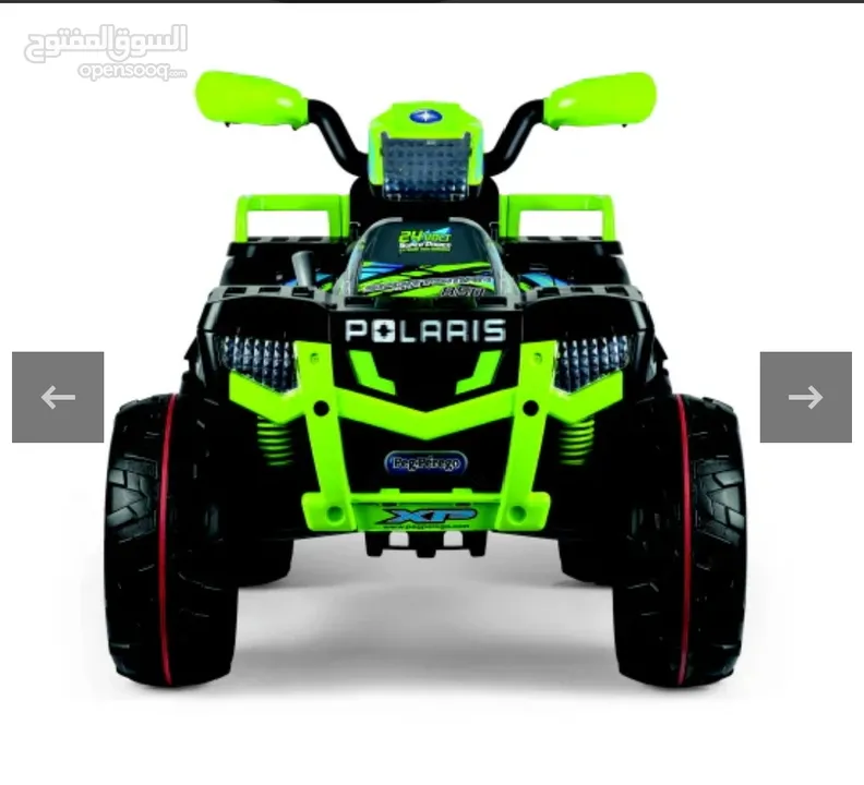 سيارة شحن بطارية 24فولت نوع Peg Perego Polaris Sportsman 850 Lime 24V