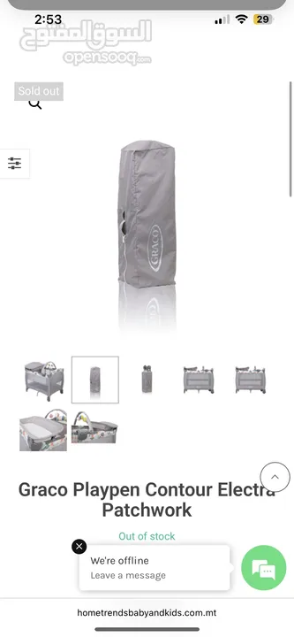 Graco Playpen سرير متنقل