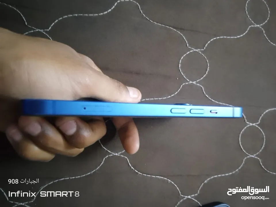 ايفون 13 وارد امريكي 128GB بطارية 83 الجهاز بالصلاه على النبي مش مفتوح ولا مصلح ابدا على الفحص