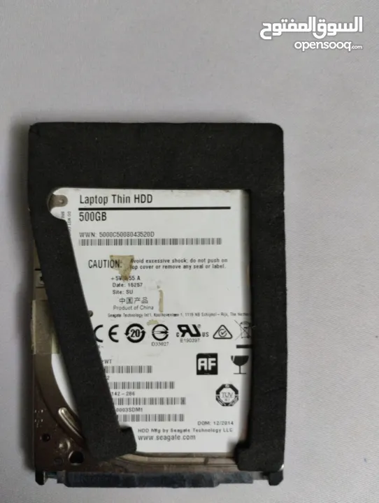 متوفر هارد دسك hdd عدد 2 -500-500= بسعر 65 شيكل واصل امكانية تنزيل ويندوز