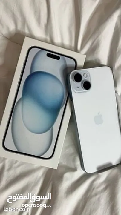 iPhone 15 (128GB/256GB) جديد  كفالة شرق اوسط لمدة عام من تاريخ الشراء الجهاز  يوجد بكج اصلي