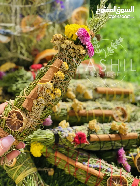 Hand made natural sage Smudge provided by natural materials