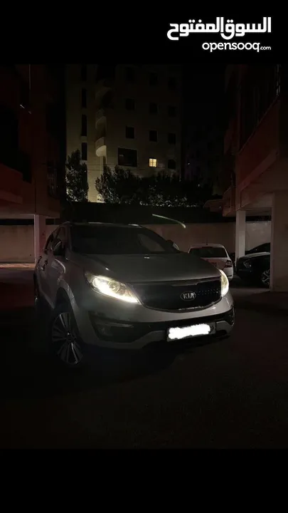 سبورتاج 2015 في الرخصة للبيع او للبدل 4*4 البيع كاش فقط موجود في رام الله فحص ممتاز