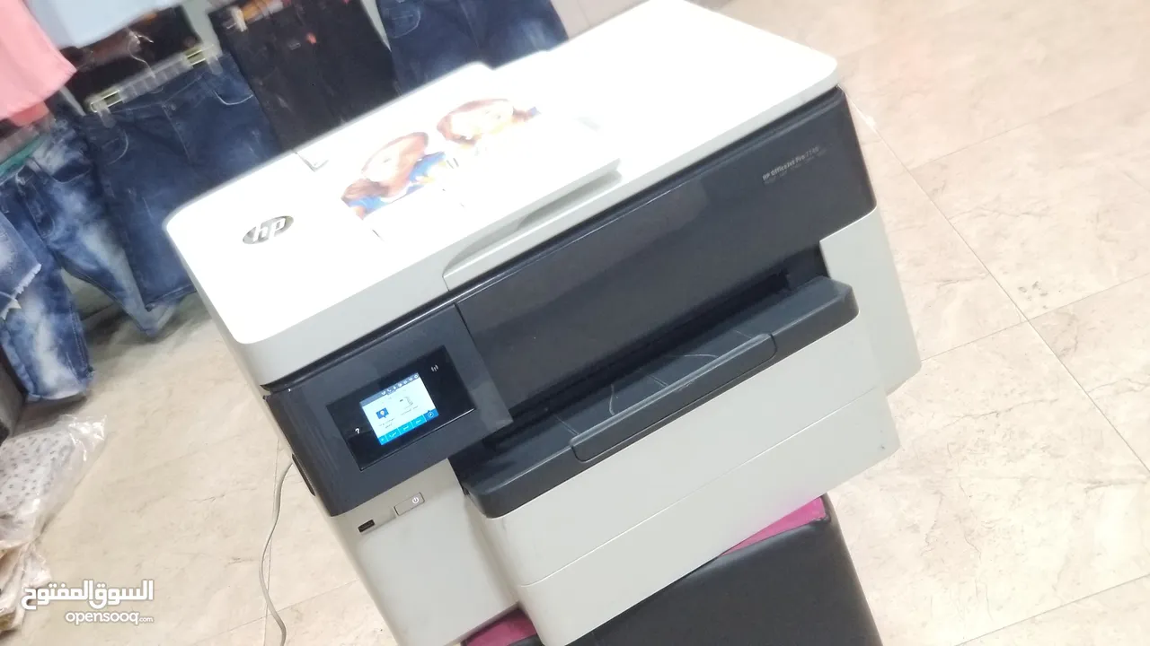 طابعة a3 ملونة مع سكانر a3 ويرلس وحبر وفاكس