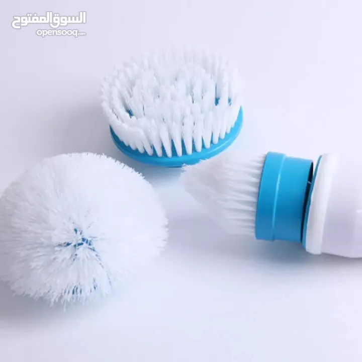 فرشاة تنظيف شحن دوارة فرشاه تلف 360 درجه تنظف ارضيات اثاث مطابخ حمامات جهاز تنظيف مع فراشي