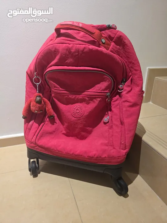 Kipling original school bag with wheels and laptop protector