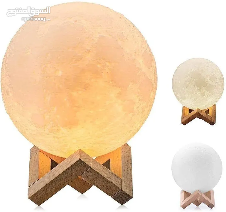 مصباح القمر ثلاثي الأبعاد 3D Moon Lamp