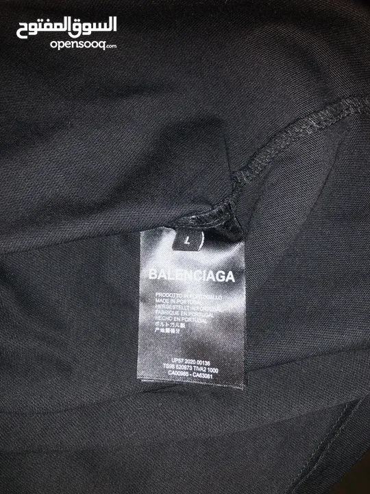 Original Balenciaga back flip word to shirt brand new