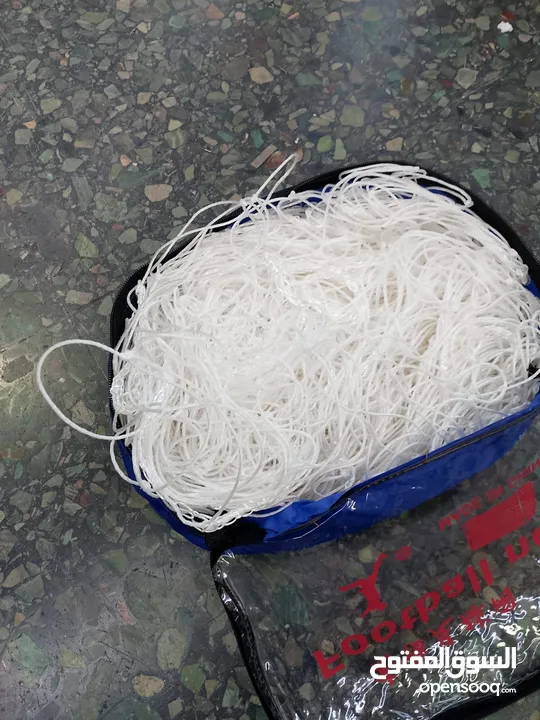شبك مرمى كرة قدم ملعب خماسي 3م في 2م متوفر نوعين من قماش الشبك الأعلى جوده ومواصفات يوجد خدمة توصيل