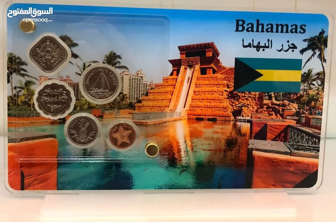 ستاندات منوعه عالميه يحتوي بالداخل على قطع معدنيه وفضيه انسر