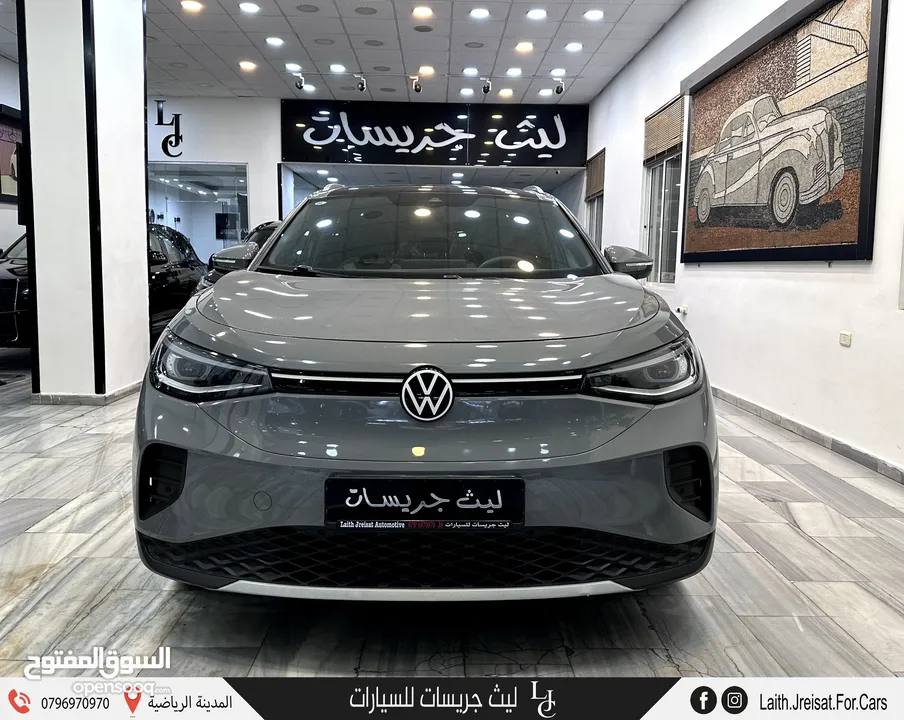 فولكسفاجن ID.4 كروز بيور بلس كهربائية بالكامل 2021 Volkswagen ID.4 Crozz PURE +