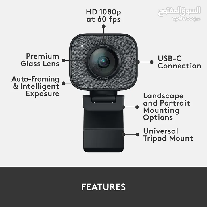 Logitech cam for Creators StreamCam Premium Webcam