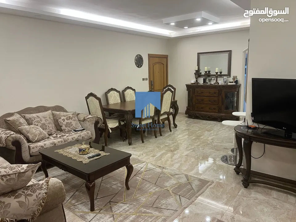 شقة أرضية فاخرة للبيع في خلدا  - قرب إشارة البنك العربي 140م مع ترس امامي 50م تشطيب سوبر ديلوكس