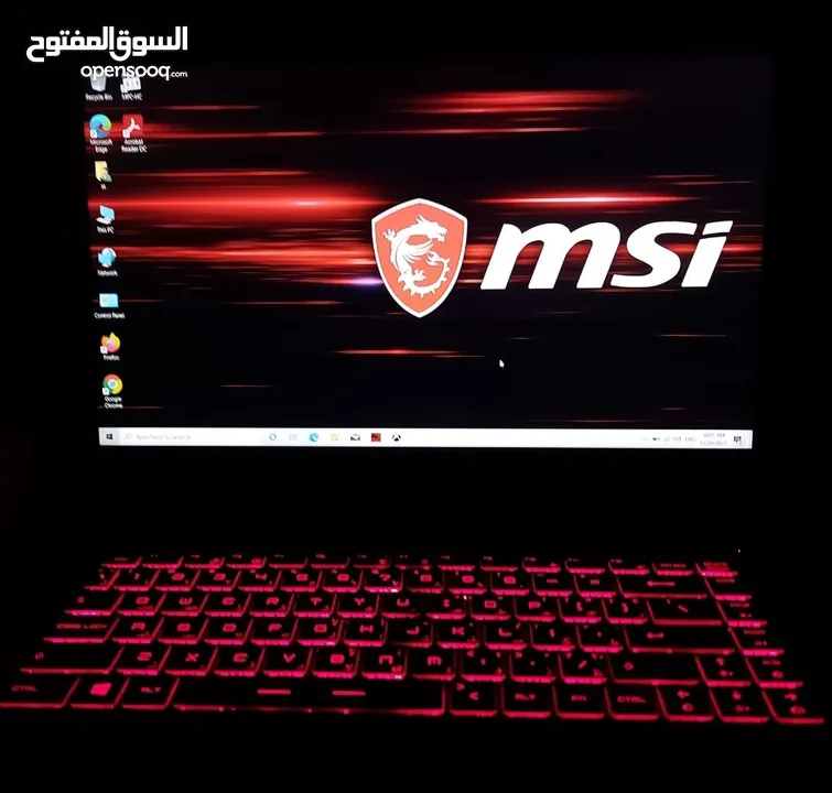 لابتوب MSI GF63 Thin 10SCSR مستعمل بحالة ممتازة للالعاب والتصميم والبرمجة