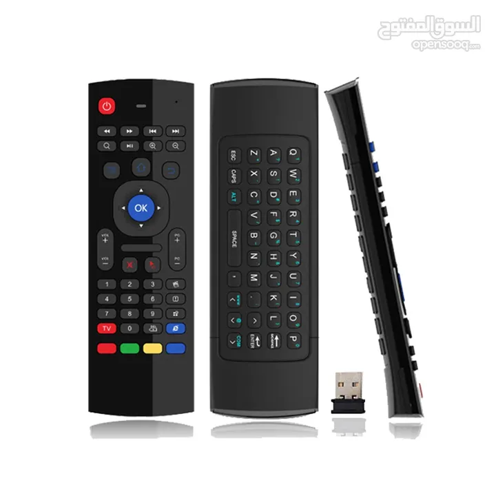 ريموت مع ماوس وكيبورد  للتلفاز والأجهزة الذكية. Air Fly Mouse Universal Remote with Keyboard