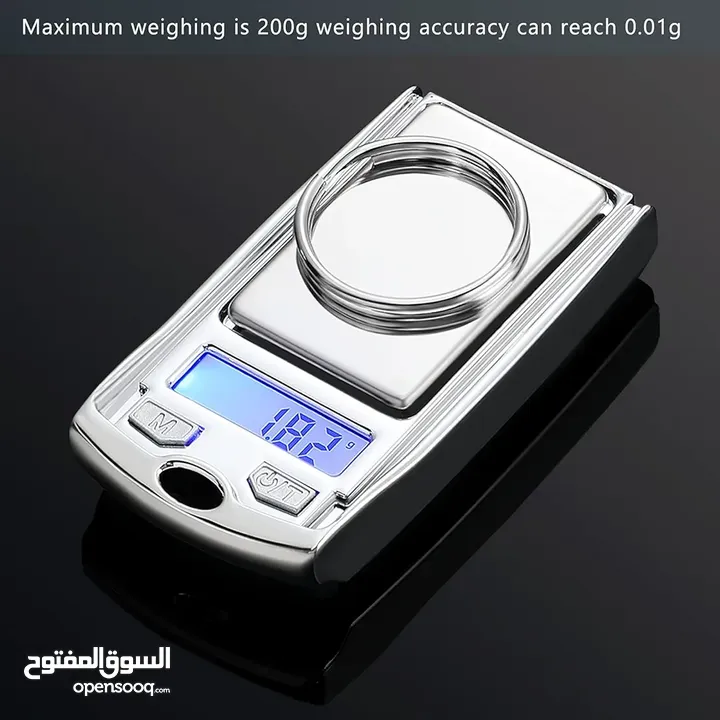 ميزان دقيق 0.01 - 200 g شكل ريموت سيارة