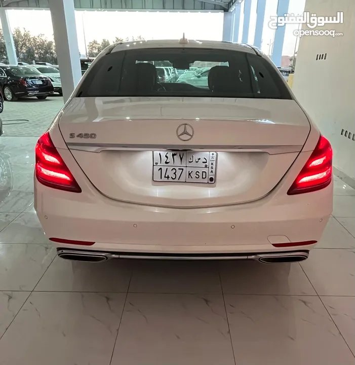 مرسيدس 2018 S450خليجي ممشي 30ألف كم