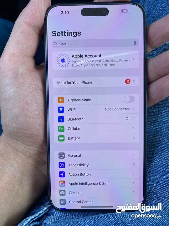 ايفون 15 برو ماكس امريكي لون اسود ميتالك 256 GB