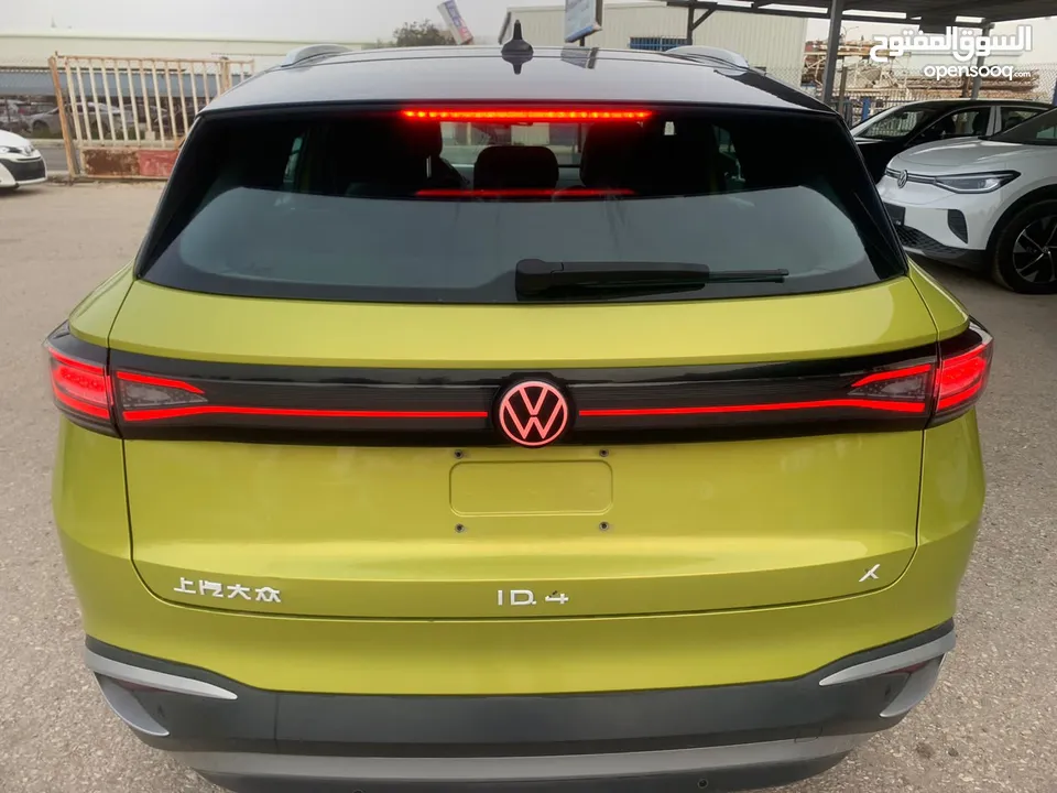 Volkswagen ID.4X pure -2021 لون فسفوري مميز فحص كامل