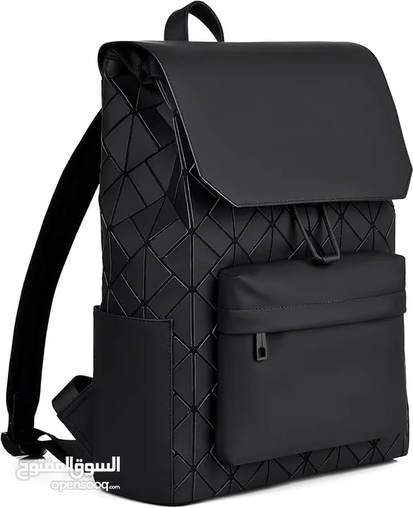 Shock Absorbing Waterproof Laptop Backpack with shoulder strap 15.6” -Black حقيبة شنتة لابتوب