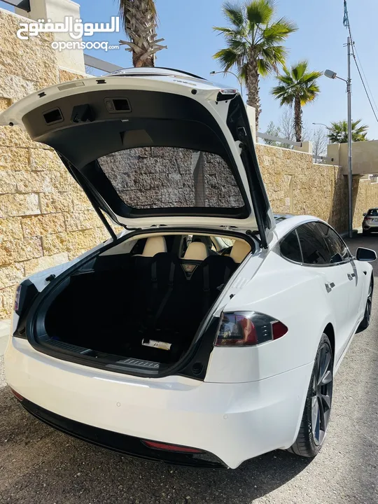 تيسلا موديل S 100D موديل 2018 بانوراما متحركة ، السيارة بحالة الوكالة Tesla Model S100D