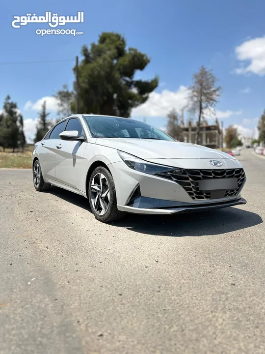 هيونداي افانتي CN7 2021 الشكل الجديد وارد كوري وليس صيني فل فحص كامل جمرك جديد كاش او اقساط