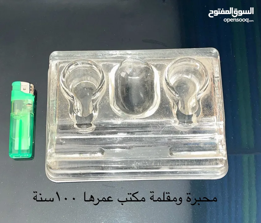 نوادر زجاجية وسيراميك قديمة من الستينات ، لطفا اقرأ الوصف.