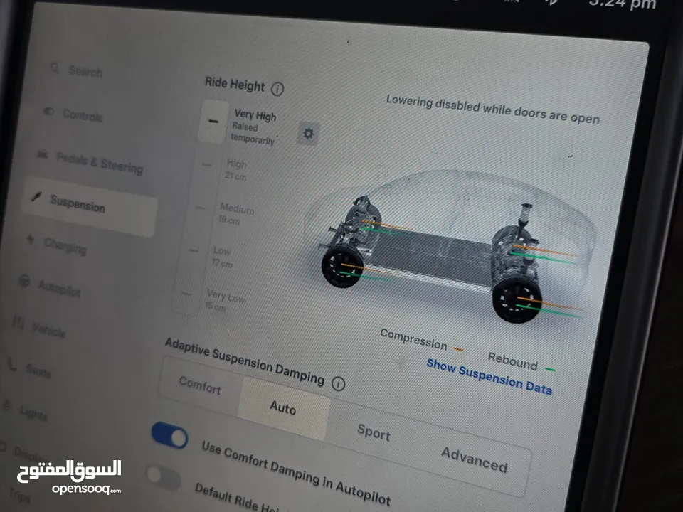 TESLA X 2019  بطاريتها 100kw Dual Motor performance جمرك جديد