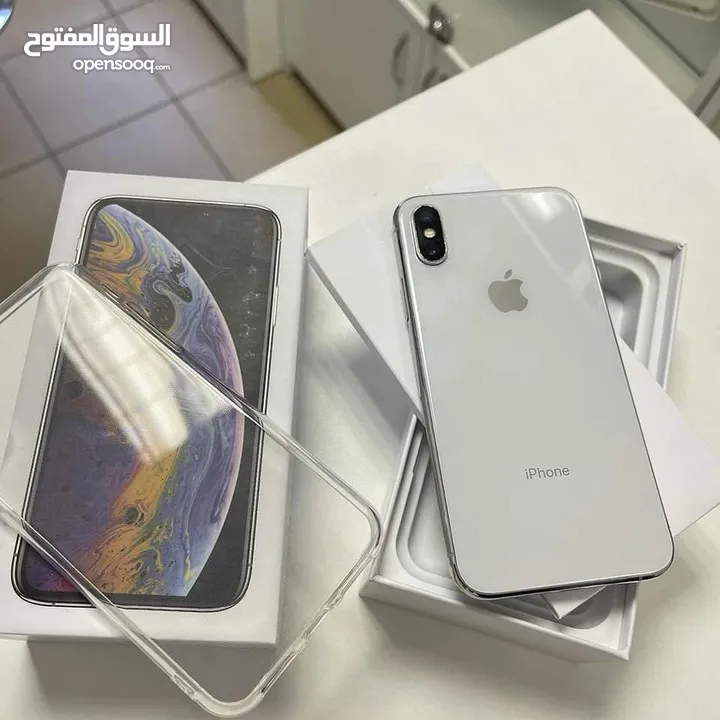 متوفر ايفونات XS الاصلي جيجا 64 و 256 بطارية مشكل كفر ولزقة وشاحن الاصلي متوفر توصيل