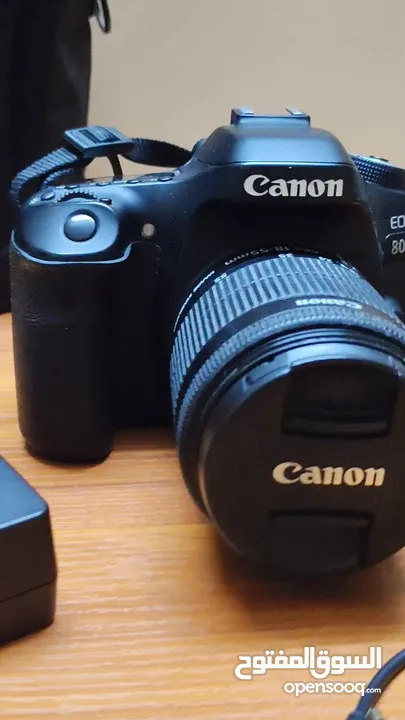 Canon 80d with 18-55lense