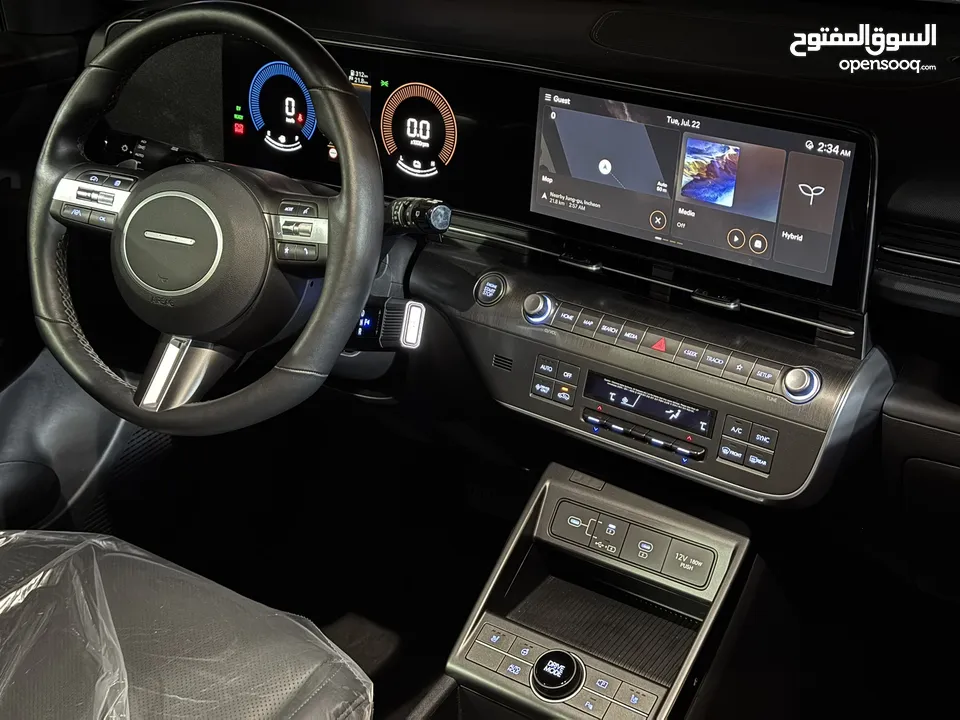 Hyundai Kona Hybrid 2024 عداد قليل:15 كم فقط أصلي !! بحالة الوكالة
