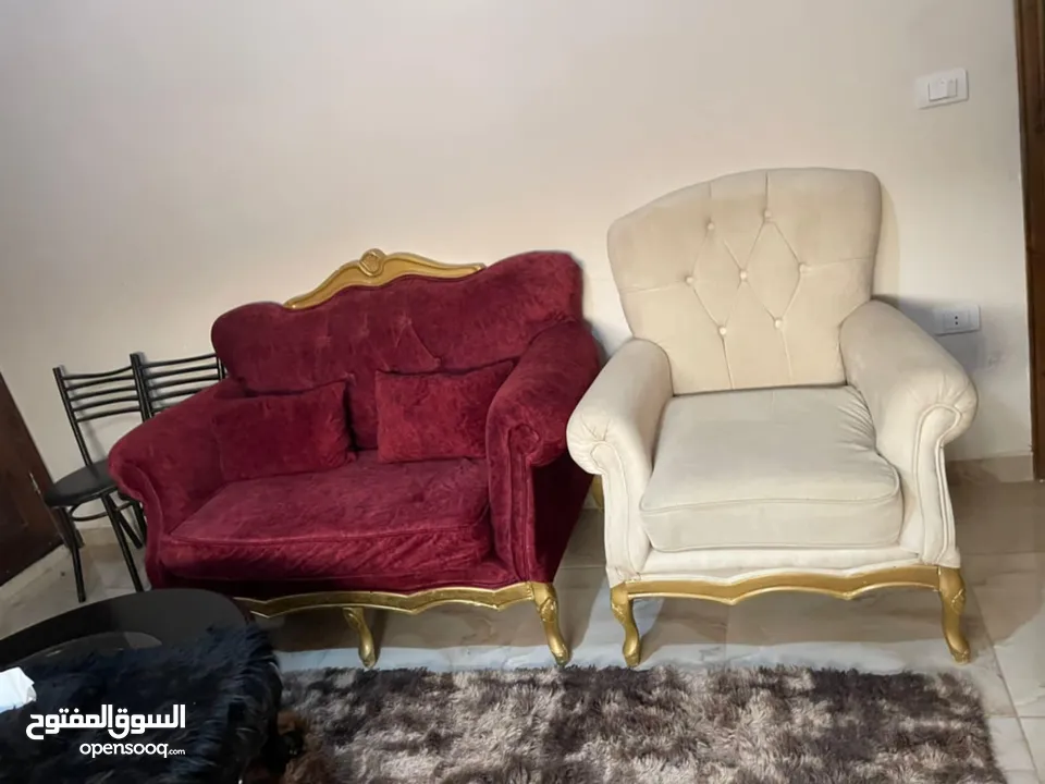طقم كنب مرتب