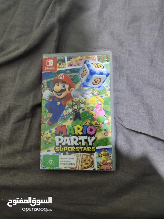 لعبة نينتندو سويتش super Mario party superstarsنينتندو سويتش مع كينترولار