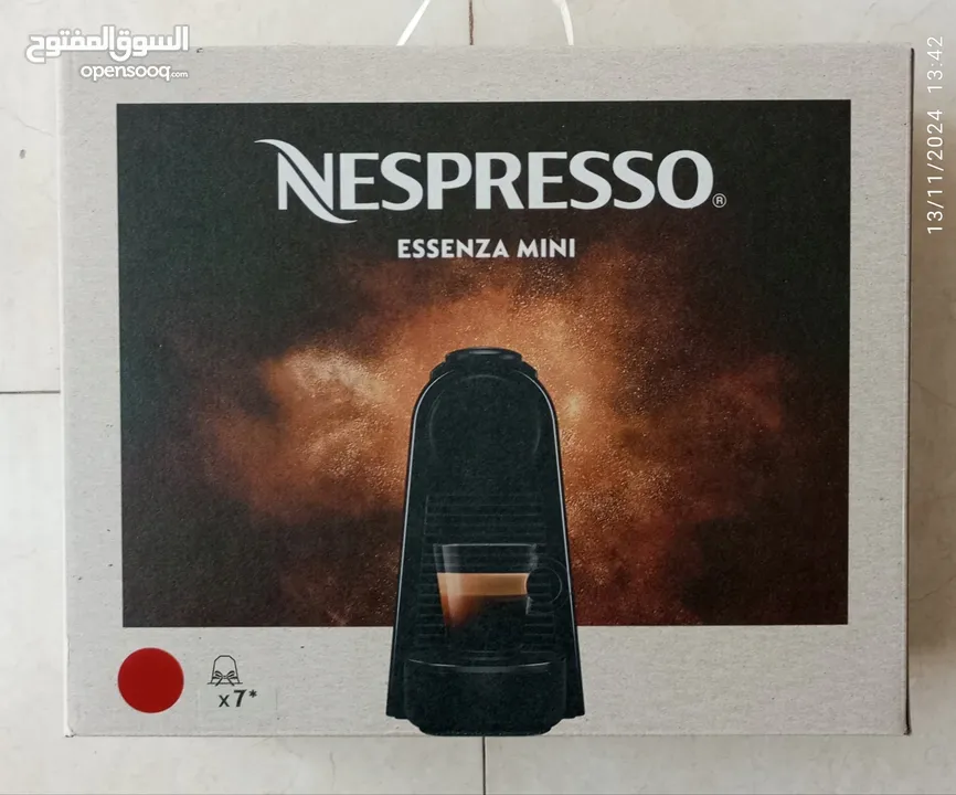 For Sale brand new sealed Nespresso Essenza Mini D30 coffee maker machine ruby red