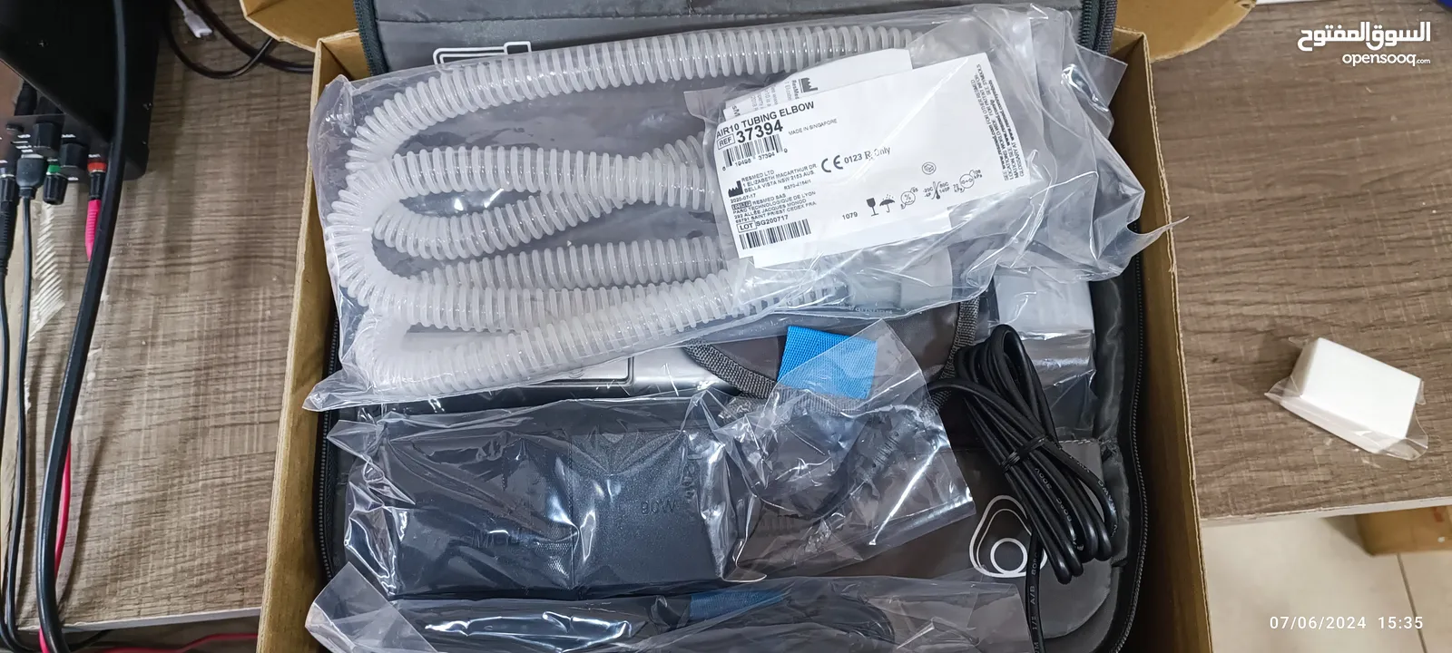 Resmed , bipap ST, تنفس ، جهاز طارد ثاني اكسيد الكربون ، Resmed Lumis 150 ST
