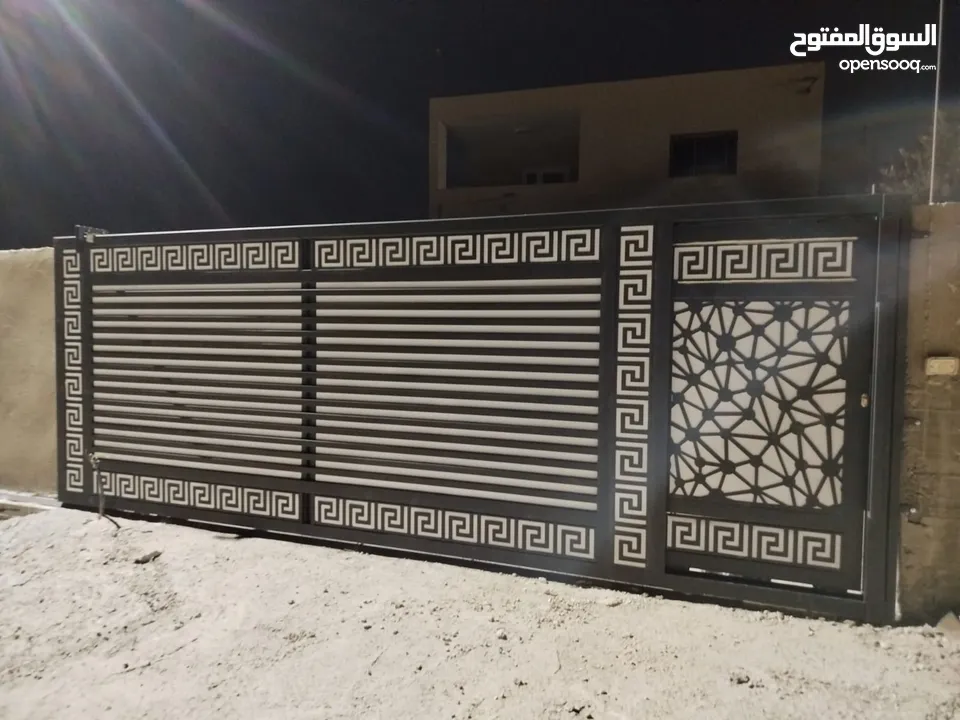 تفصيل ابواب وحراسات ودربزينات وبرجولات حسب المقاس والسعر شامل تركيب وتوصيل