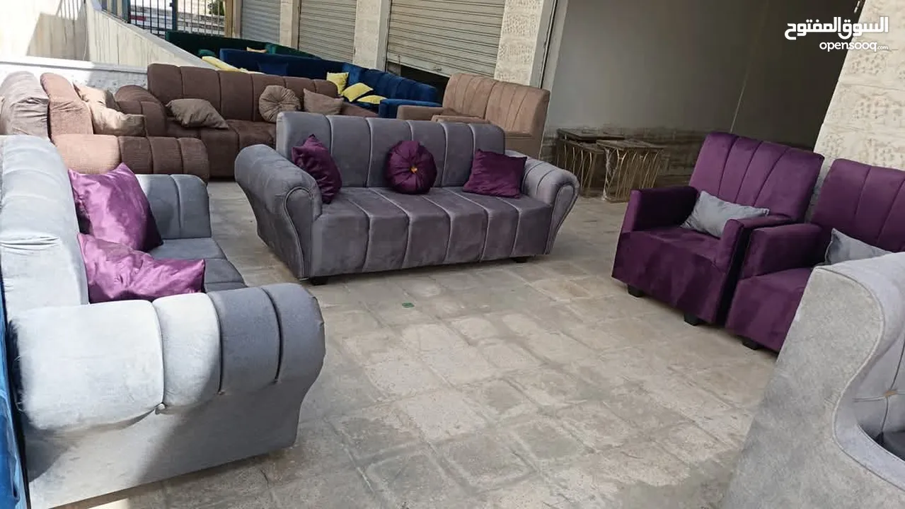 كنب موديل شرحات مكون من 4  قطع