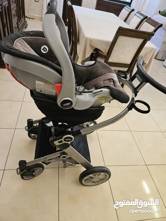 عرباية Graco اعلى صنف للبيع مع كرسي سيارة