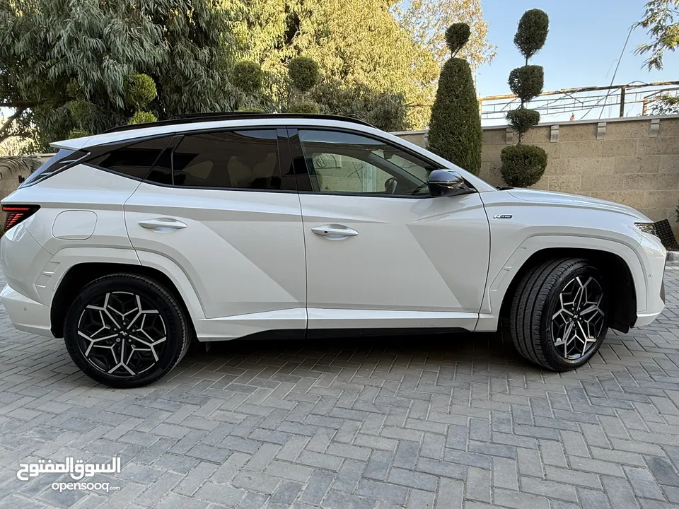 هونداي توسان NLine ترخيص 2023 محرك 1600 هايبرد plug in/يقطع على الشحنه 65 كيلو متر  271 حصان