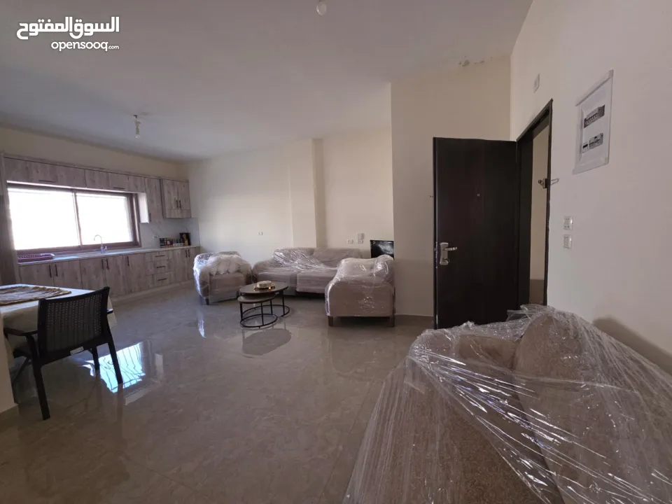 شقة صغير مفروشة جديد للايجار في سردا الحي الدبلوماسي قرب ايكون مول