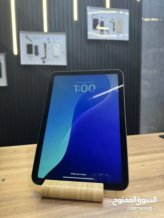 iPad mini 6 WiFi iPad mini 64GB iPad mini بطارية 100% iPad mini أسود iPad خفيف وسريع iPad mini تقسيط