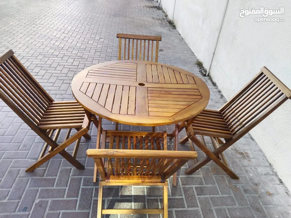 Dining table  wooden 4 chairs