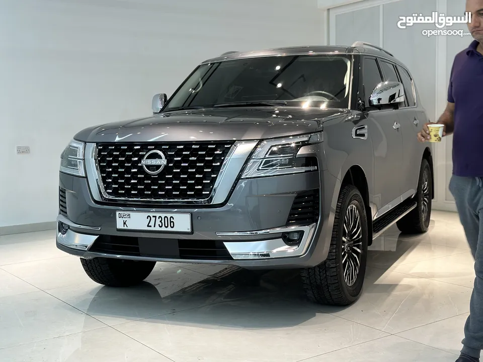 New Nissan Patrol Platinum 2023 is Available Now to Rent