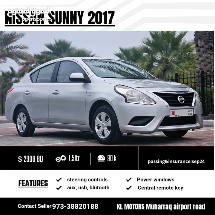 Nissan sunny 2017
