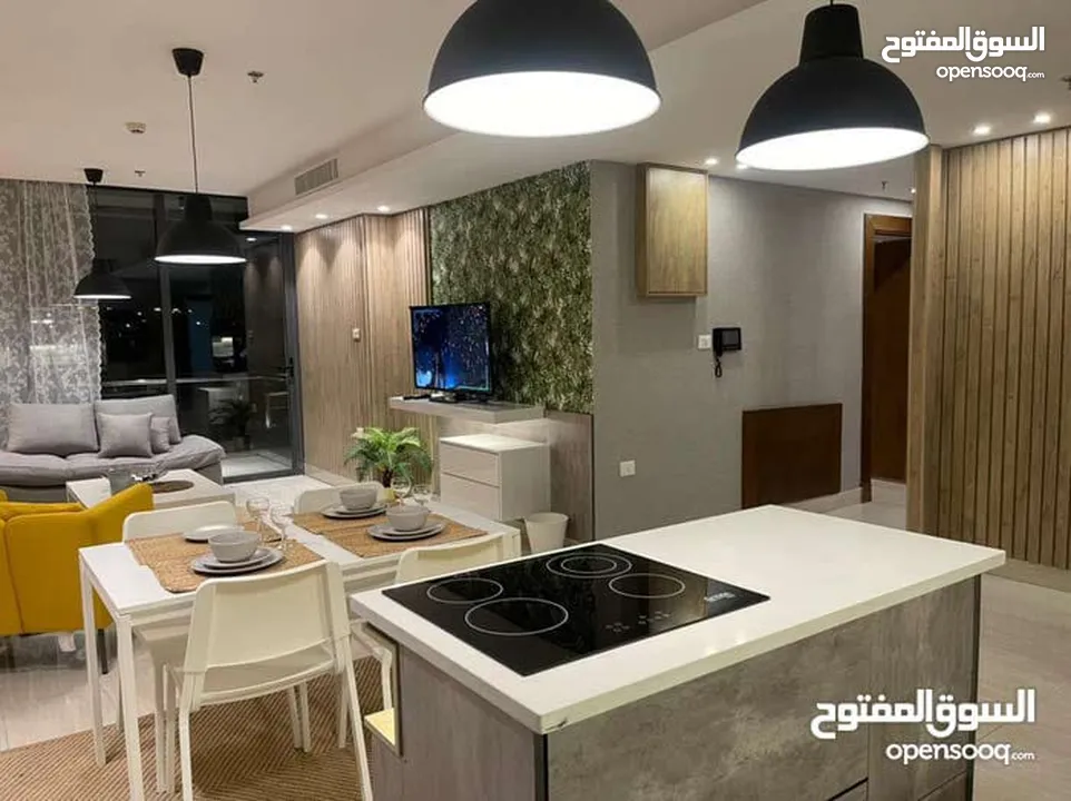 شقة مفروشة بتصميم عصري أرقى مناطق عبدون اعلان رقم (O410)