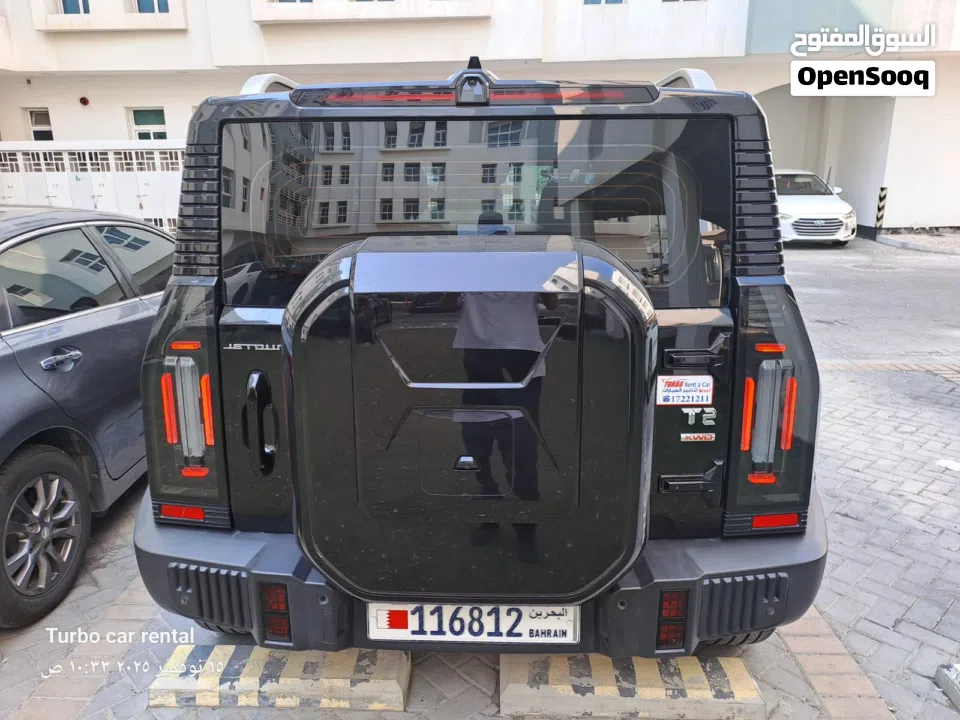 جيتور تي 2 اسود 2025 اسود من الخارج والداخل بيج سيارة فخمة وانيقة الاستعمال اليومي و المناسبات